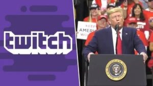 Twitch banna Donald Trump